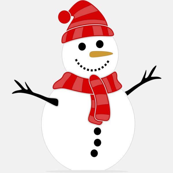 Snowman In Red Thumbnail