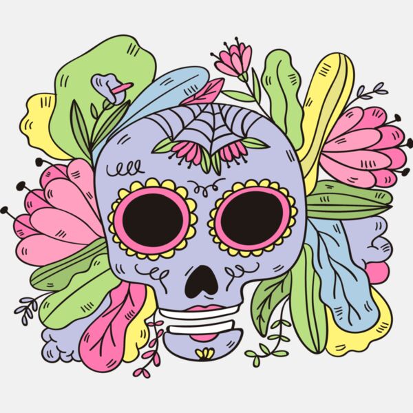 Colourful Skull Thumbnail