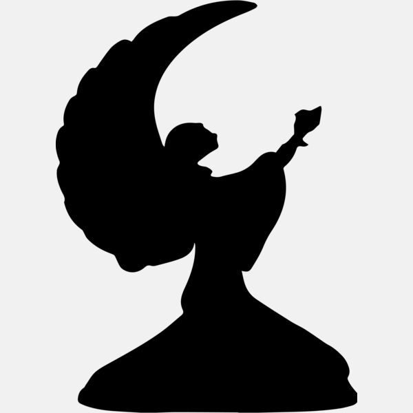 Angel Offering Silhouette Thumbnail