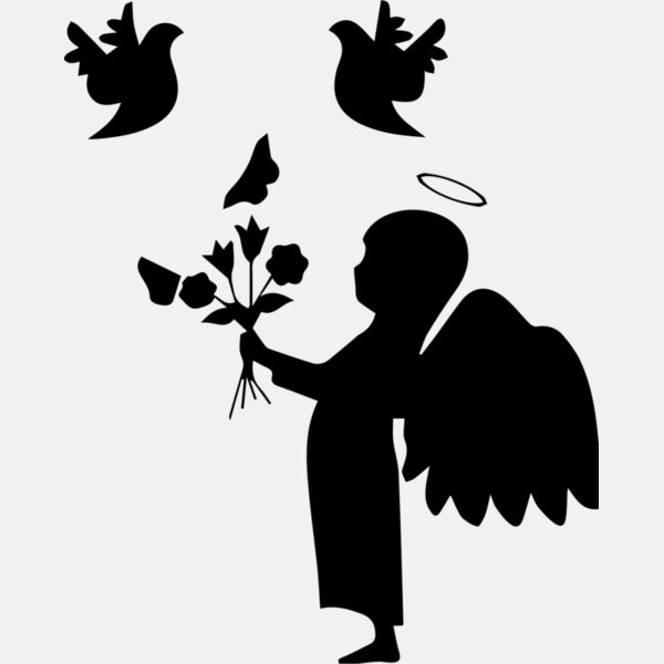 Child Angel Silhouette II Thumbnail