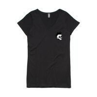 Womens Bevel V-Neck Tee Thumbnail