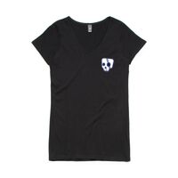 Womens Bevel V-Neck Tee Thumbnail