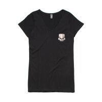 Womens Bevel V-Neck Tee Thumbnail
