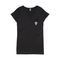Womens Bevel V-Neck Tee Thumbnail
