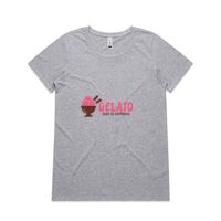 Womens Shallow Scoop Tee Thumbnail