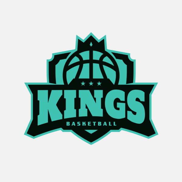 Kings Basketball Logo Template Thumbnail