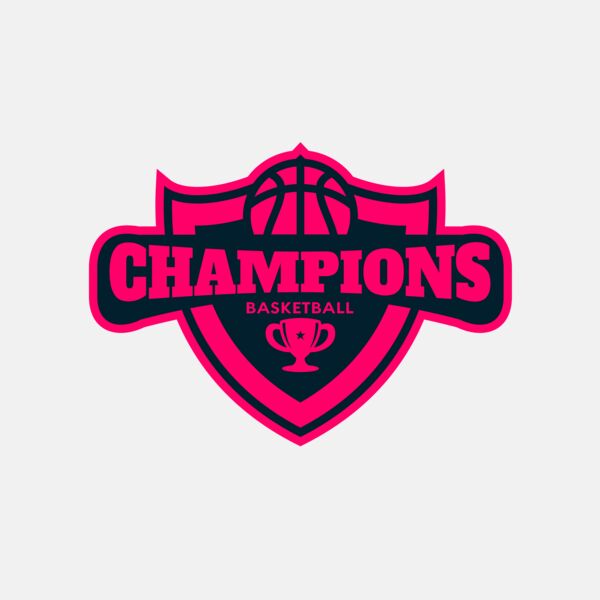 Champions Basketball League logo template Thumbnail
