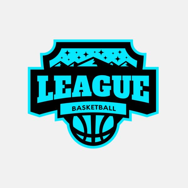 League Basketball logo template Thumbnail