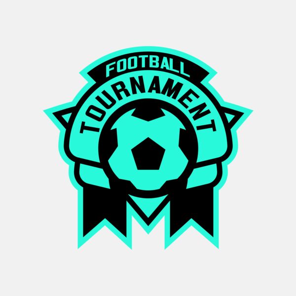 Tournament Football logo template Thumbnail