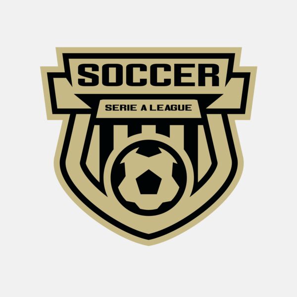 Serie a league soccer logo template Thumbnail