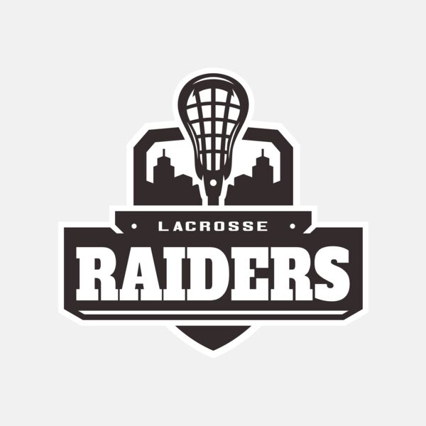 Raiders Lacrosse Logo Template Thumbnail
