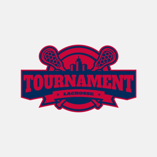 Tournament Lacrosse Logo Template Thumbnail