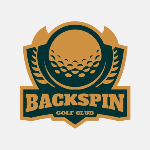 Backspin Golf club logo template Thumbnail