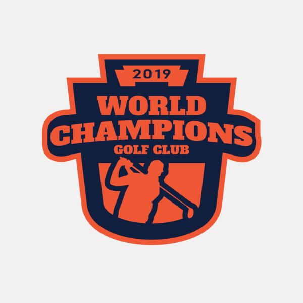 World Champions Golf club logo template Thumbnail