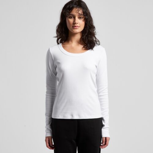 Womens Organic Rib L/S Tee Thumbnail