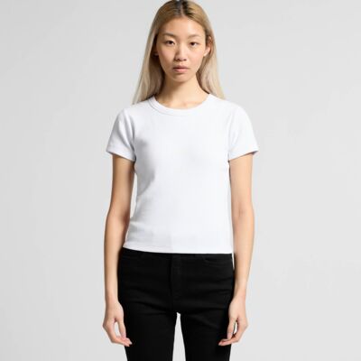 Womens Organic Rib Tee Thumbnail