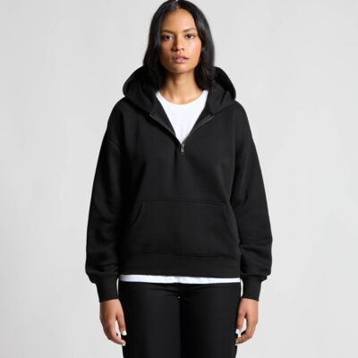 Womens Relax Half Zip Hood Thumbnail