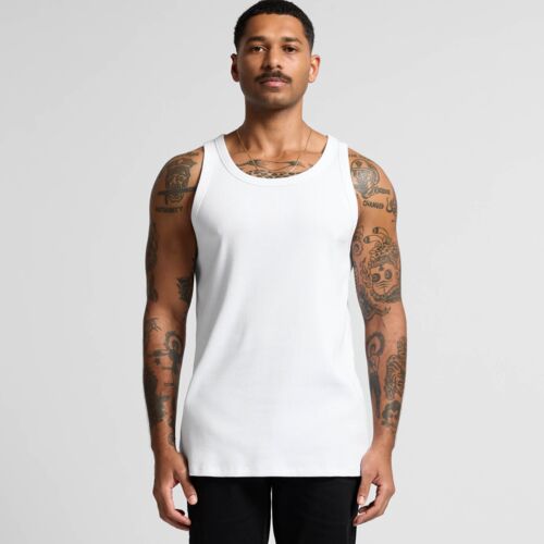 Mens Organic Rib Singlet Thumbnail