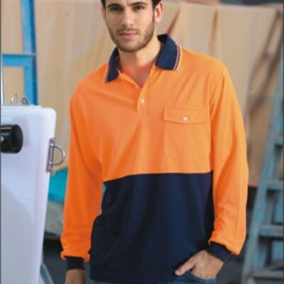 Copy of HI-VIS SAFETY POLO -LONG SLEEVE Thumbnail