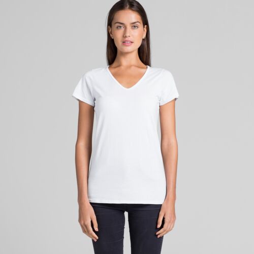 Womens Bevel V-Neck Tee Thumbnail