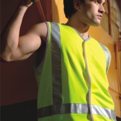 HI-VIS VEST WITH REFLECTIVE TAPE Thumbnail