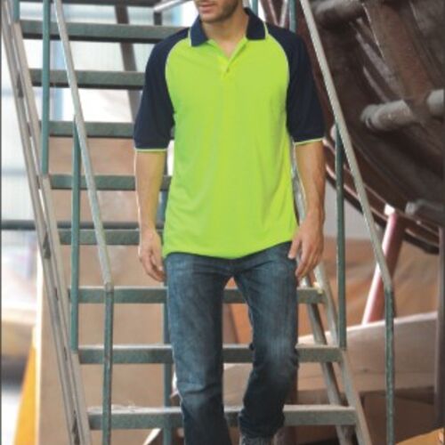 HI-VIS RAGLAN SLEEVE POLO Thumbnail