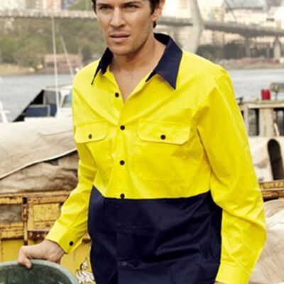 HI-VIS COTTON TWILL SHIRT L/S Thumbnail