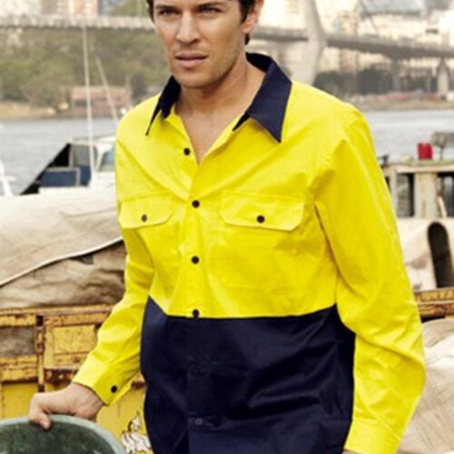 HI-VIS COTTON TWILL SHIRT L/S Thumbnail