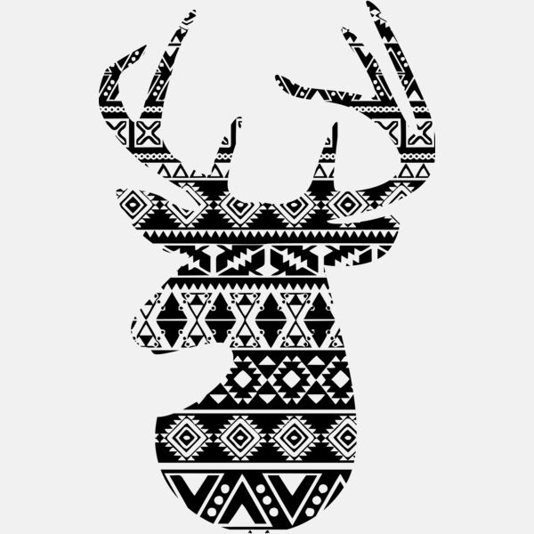 Black   White Deer Thumbnail