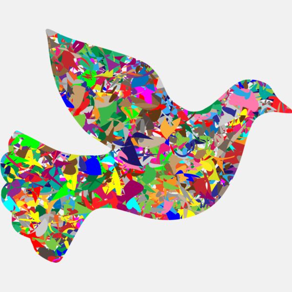 Modern Art Peace Doves Thumbnail