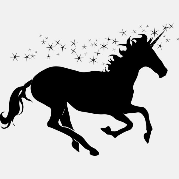 Magical Unicorn Silhouette Thumbnail