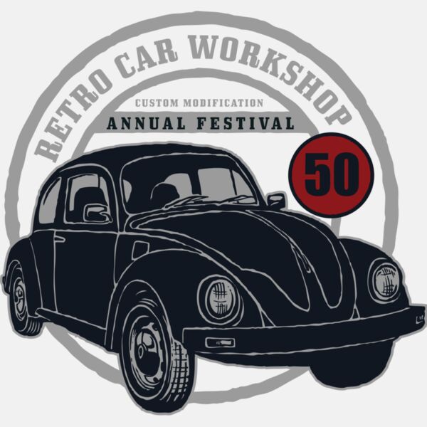 Retro Car Workshop Dark version Thumbnail