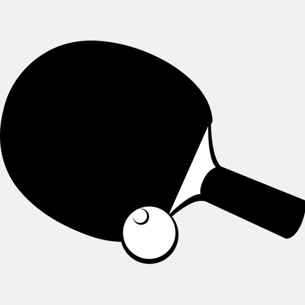 Table Tennis Black   White Thumbnail
