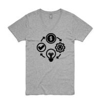 Mens Tarmac V-Neck T-Shirt Thumbnail