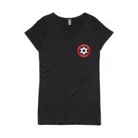 Womens Bevel V-Neck Tee Thumbnail