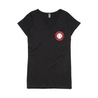 Womens Bevel V-Neck Tee Thumbnail