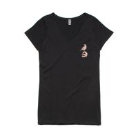 Womens Bevel V-Neck Tee Thumbnail