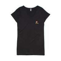 Womens Bevel V-Neck Tee Thumbnail