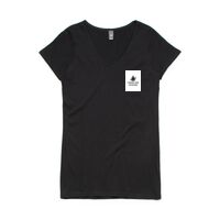 Womens Bevel V-Neck Tee Thumbnail