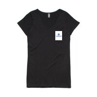 Womens Bevel V-Neck Tee Thumbnail