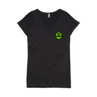 Womens Bevel V-Neck Tee Thumbnail