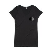 Womens Bevel V-Neck Tee Thumbnail