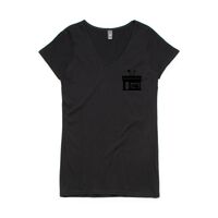 Womens Bevel V-Neck Tee Thumbnail