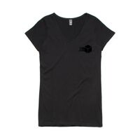 Womens Bevel V-Neck Tee Thumbnail