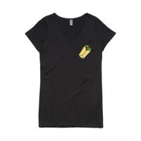 Womens Bevel V-Neck Tee Thumbnail