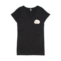 Womens Bevel V-Neck Tee Thumbnail