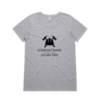 Womens Shallow Scoop Tee Thumbnail