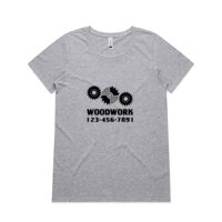 Womens Shallow Scoop Tee Thumbnail
