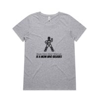 Womens Shallow Scoop Tee Thumbnail