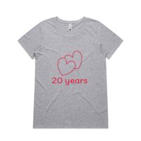 Womens Shallow Scoop Tee Thumbnail